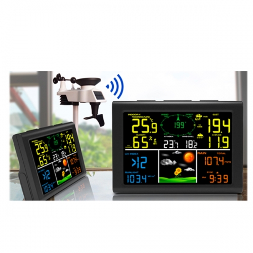 Professional WIFI Wireless Weather station with rain and wind 